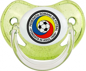 Selección rumana de fútbol Tétine Physiological Green con lentejuelas