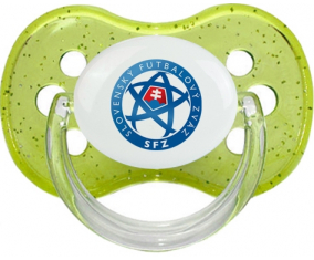 Selección de fútbol de Eslovaquia Tetine Cherry Green con lentejuelas