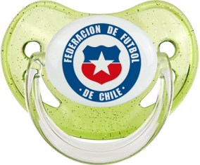 Selección chilena de fútbol Tétine Physiological Green con lentejuelas