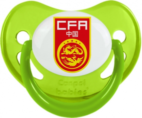 La selección china de fútbol sucete fisiológica verde fosforescente