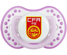 La selección china de fútbol Tetine lovi dynamic clásico blanc-mauve