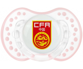 La selección china de fútbol Tetine lovi dynamic clásico retro-blanco-rosa-tierno