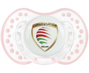 La selección de fútbol de Omán Tetine lovi dynamic clásico retro-blanco-rosa-tierno