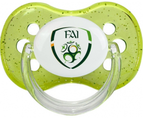Selección de fútbol de Irlanda Tetine Cherry Green con lentejuelas