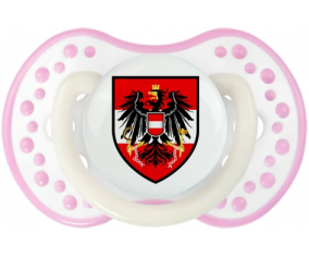 La selección austriaca de fútbol Tetine lovi dynamic fosforescente de color blanco-rosa
