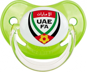 Selección de fútbol de los Emiratos Árabes Unidos Classic Green Physiological Lollipop