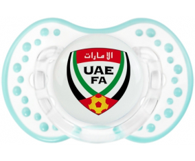 La selección de fútbol de los Emiratos Árabes Unidos Lollipop lovi dynamic clásico retro-blanco-laguna