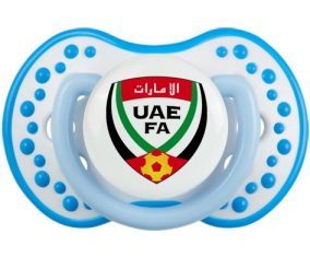 La selección de fútbol de los Emiratos Árabes Unidos Sucette lovi dynamic fosforescente blanquiazul