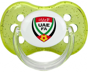 Selección de fútbol de los Emiratos Árabes Unidos Tetine Cherry Green con lentejuelas