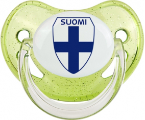 Selección de fútbol de Finlandia Sucete Physiological Green con lentejuelas