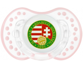La selección de fútbol de Hungría Lollipop lovi dynamic clásico retro-blanco-rosa-tierno