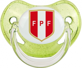 Selección peruana de fútbol Tétine Physiological Green con lentejuelas