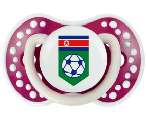 La selección de fútbol de Corea del Norte Sucette lovi dynamic fósforo fucsia