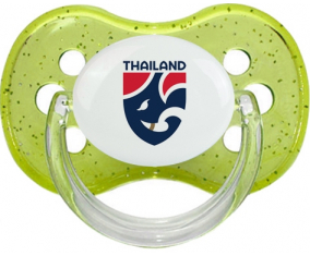 Selección de fútbol de Tailandia Sucete Cherry Green con lentejuelas
