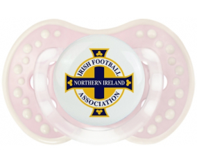 La selección de fútbol de Irlanda del Norte Tetine lovi dynamic clásico retro-rosa-tierno