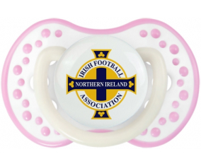 La selección de fútbol de Irlanda del Norte Tetine lovi dynamic blanco rosa fosforescente