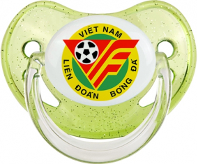 Selección de fútbol de Vietnam Verde Lentejuelas Pirología Lollipop