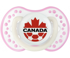 La selección de fútbol de Canadá Sucette lovi dynamic fosforescente blanco-rosa