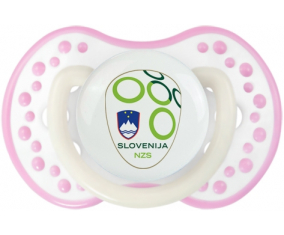 La selección eslovena de fútbol Sucete lovi dynamic fosforescente blanco-rosa