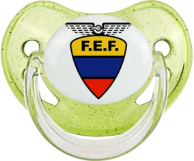 Selección ecuatoriana de fútbol Tétine Physiological Green con lentejuelas