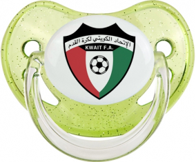 Selección de fútbol de Kuwait Verde Lentejuelas Pirología Lollipop