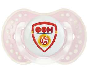 La selección de fútbol de Macedonia del Norte Lollipop lovi dynamic clásico retro-rosa-tierno