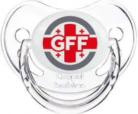 Georgia Selección Nacional de Fútbol Clásico Transparente Piruleta Fisiológica