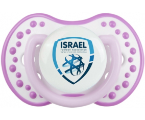 La selección israelí de fútbol Sucette lovi dynamic clásico blanc-mauve