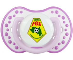 La selección de fútbol de Guinea Sucette lovi dynamic clásico blanc-mauve