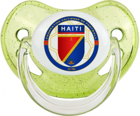 Selección de fútbol de Haití Sucete Physiological Green con lentejuelas
