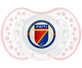 La selección de fútbol de Haití Tetine lovi dynamic clásico retro-blanco-rosa-tierno