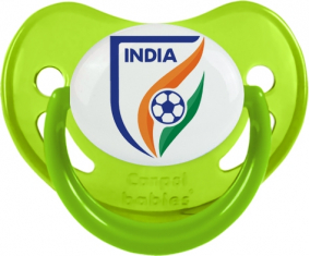 Equipo nacional de fútbol de la India Sucette Fisiológica Fosforescente Verde