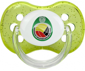Selección de fútbol de Mozambique Sucete Cherry Green con lentejuelas