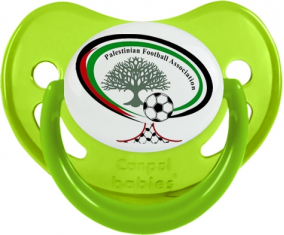 Selección palestina de fútbol sucette fisiológica Fosforescente Verde