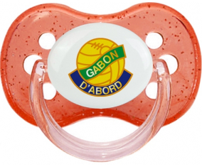 Selección de fútbol de Gabón Sucete Cherry Red con lentejuelas