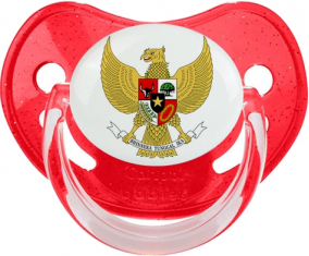 La selección indonesia de fútbol Red Physiological Lollipop con lentejuelas