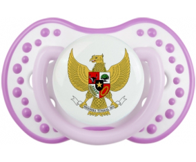La selección indonesia de fútbol Sucette lovi dynamic clásico blanc-mauve