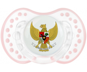 La selección indonesia de fútbol Lollipop lovi dynamic clásico retro-blanco-rosa-tierno