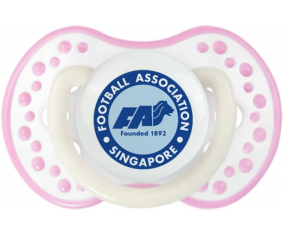 La selección de fútbol de Singapur Tetine lovi dynamic fosforescente blanco-rosa
