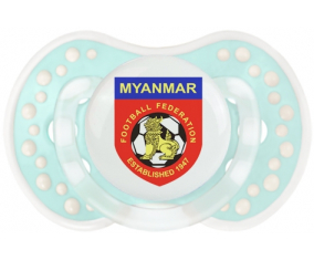 La selección de fútbol de Myanmar Sucette lovi dynamic clásico retro-turquesa-laguna