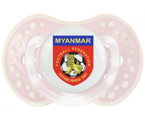 La selección de fútbol de Myanmar Lollipop lovi dynamic clásico retro-rosa-tierno