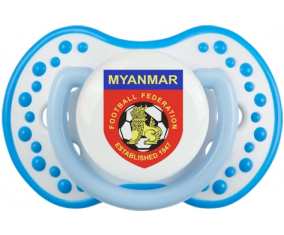 La selección de fútbol de Myanmar Sucette lovi dynamic azul fosforescente