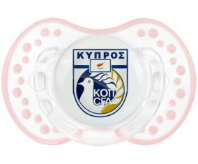 La selección chipriota de fútbol Lollipop lovi dynamic clásico retro-blanco-rosa-tierno