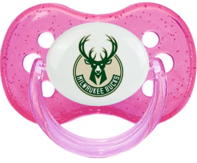 Milwaukee Bucks Cherry Lollipop Rosa Lentejuelas