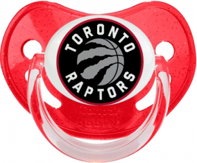 Lollipop fisiológico de lentejuelas rojas de los Raptors de Toronto