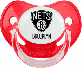 Brooklyn Nets Lentejuelas Tetina Fisiológica Roja