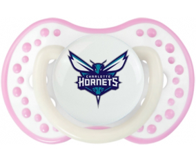 Charlotte Hornets lovi dynamic fosforescente blanco-rosa