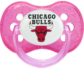 Chicago Bulls chupa cereza cherry lentejuelas rosa