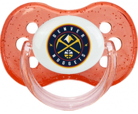 Denver Nuggets Red Cherry Glitter Piruleta