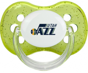Utah Jazz Cherry Lentejuelas Verde Lollipop